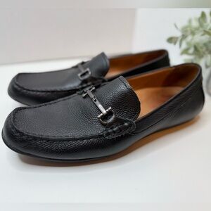 Vionic Men's Black Leather 556 Mason Comfort Classic Loafers Driving Shoes 11M